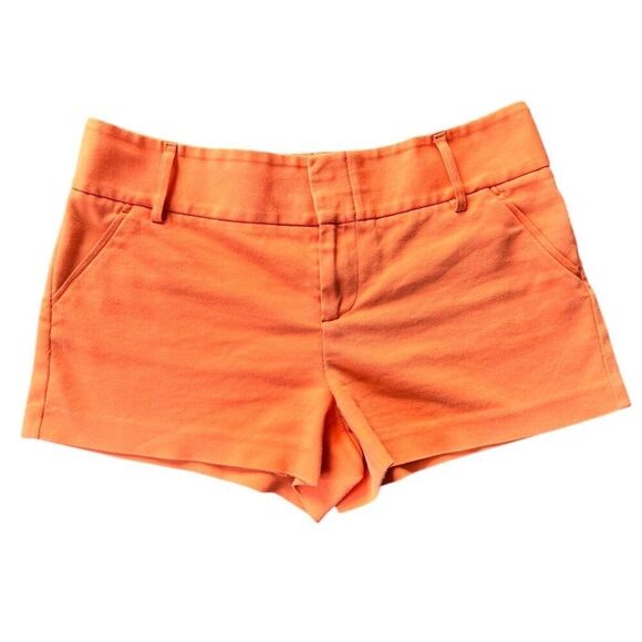 Alice + Olivia Women's Orange/Peach Cady Shorts Size 6/8 Casual Summer Wear - Picture 1 of 10